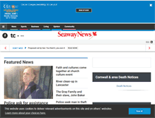 Tablet Screenshot of cornwallseawaynews.com